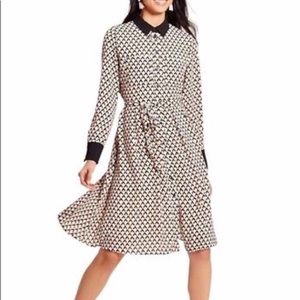 Who What Wear Collared Button Up Dress
